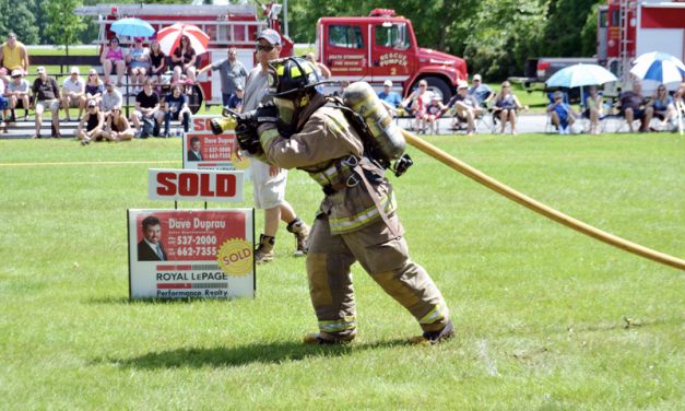 Firefighter challenge heats up Ingleside