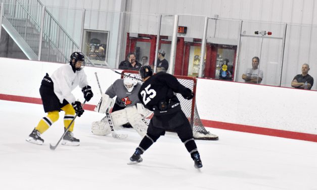 Hawks hit the ice for summer skate