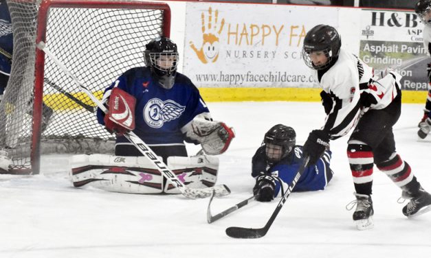 Peewee B Rep Demons win a pair moving into sole possession of second place