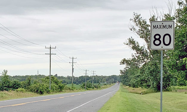 Some local road speeds in North Dundas have been reduced