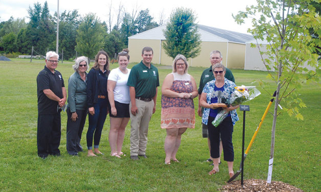 Barbara Ann Glaude receives 4-H Ontario Arbor Award