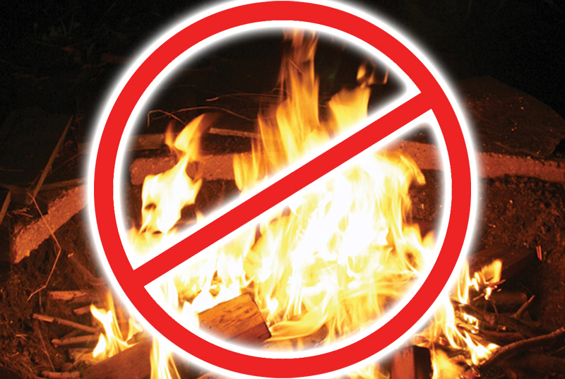 Full Burn Ban on in all townships