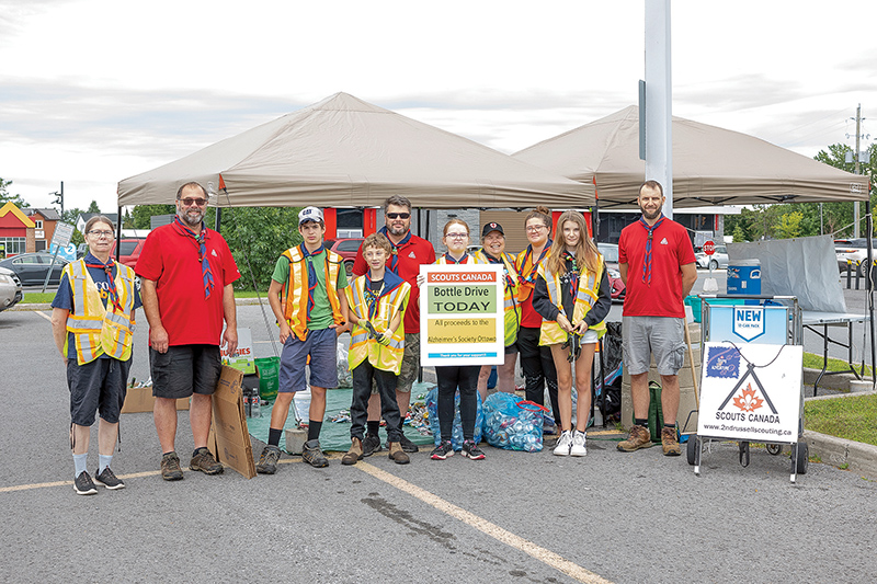 Second Russell Scouts can-do (and bottles too!)