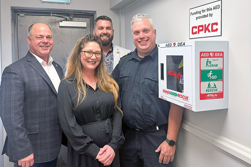 North Dundas has new AED’s thanks to CPKC Community Investment Program