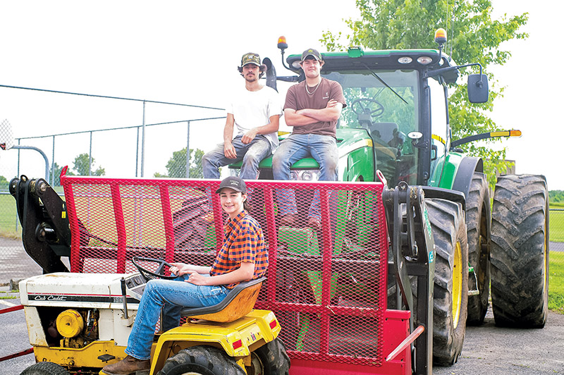 Take your tractor to school day at North Dundas District High School