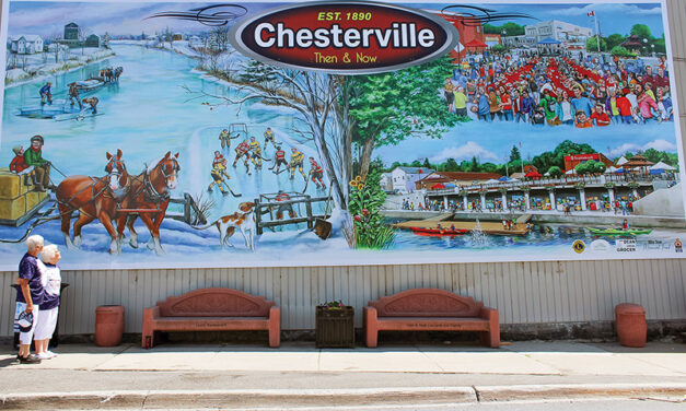 New mural unveiled in Chesterville