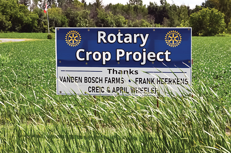 Rotary Crop Project reaps the benefit of local generosity