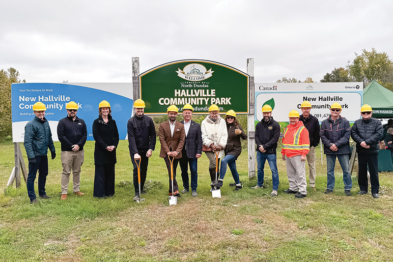 Township of North Dundas breaks ground on Hallville Community Park