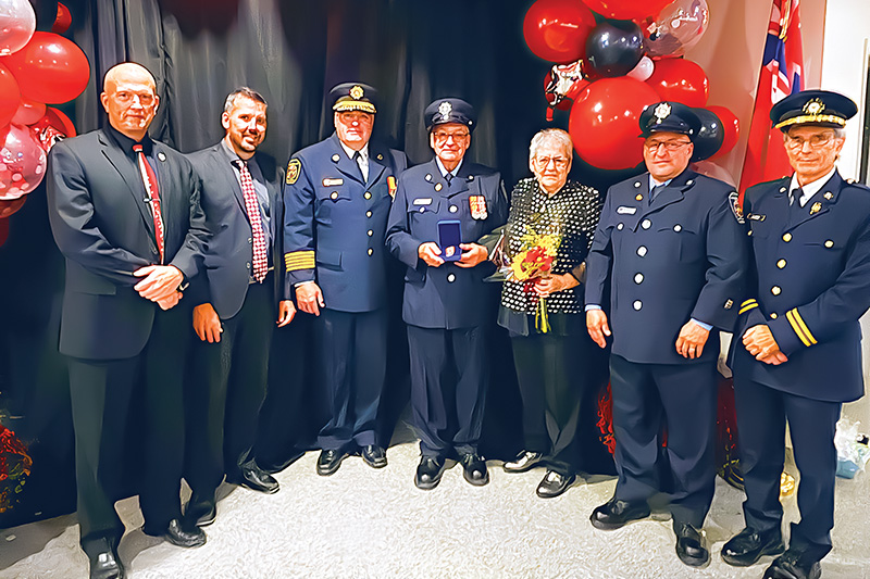 Russell Township firefighters recognized for their contributions and dedication