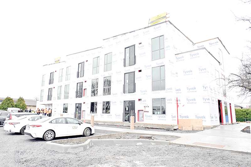 17-unit expansion to Morris Glen Court is ahead of schedule