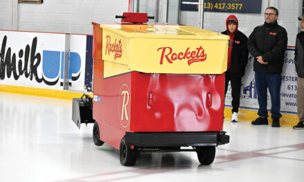 North Dundas Senior Rockets recognize creators of mini-Zamboni