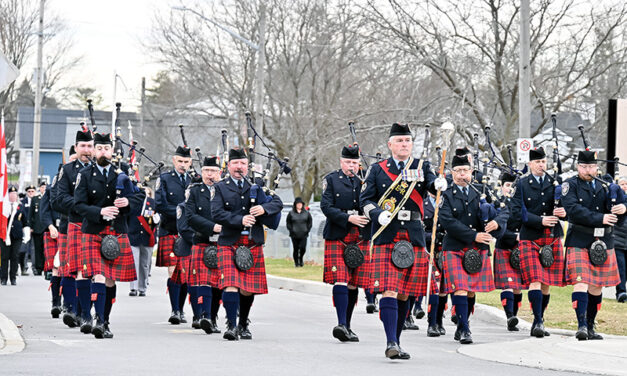 Winchester Remembrance ceremony draws a large crowd