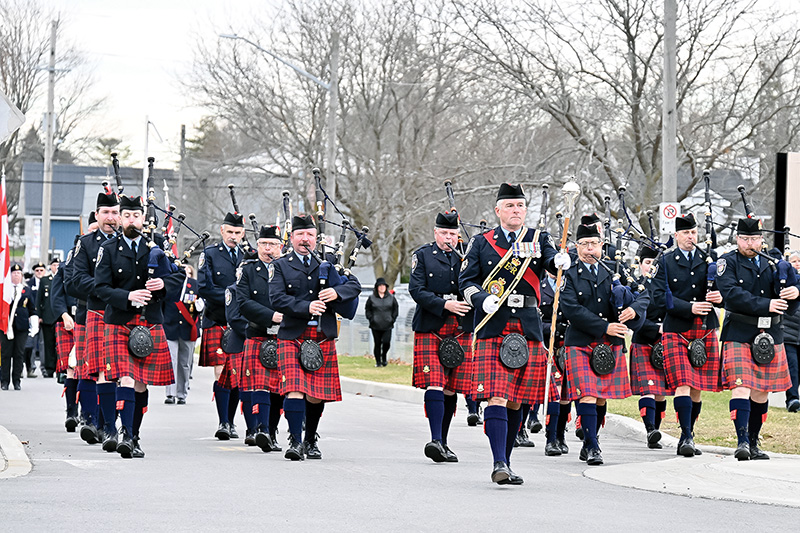 Winchester Remembrance ceremony draws a large crowd